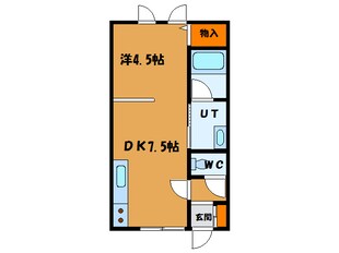 パオス神山の物件間取画像